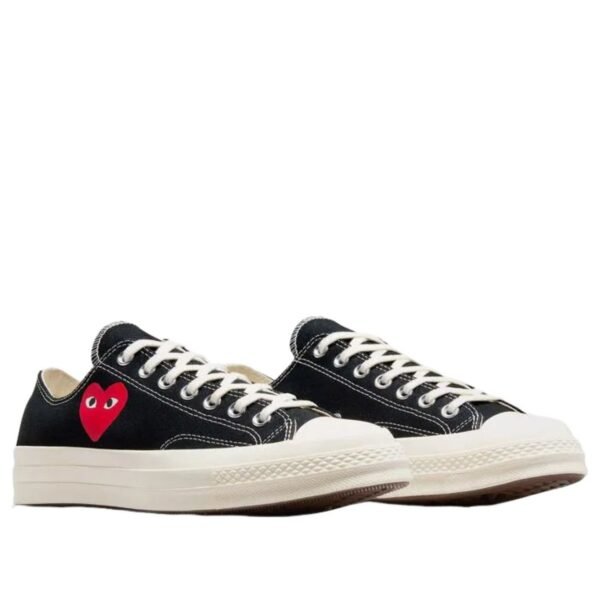 Converse Chuck Taylor All Star 70 Ox Comme des Garcons PLAY Single Heart Black