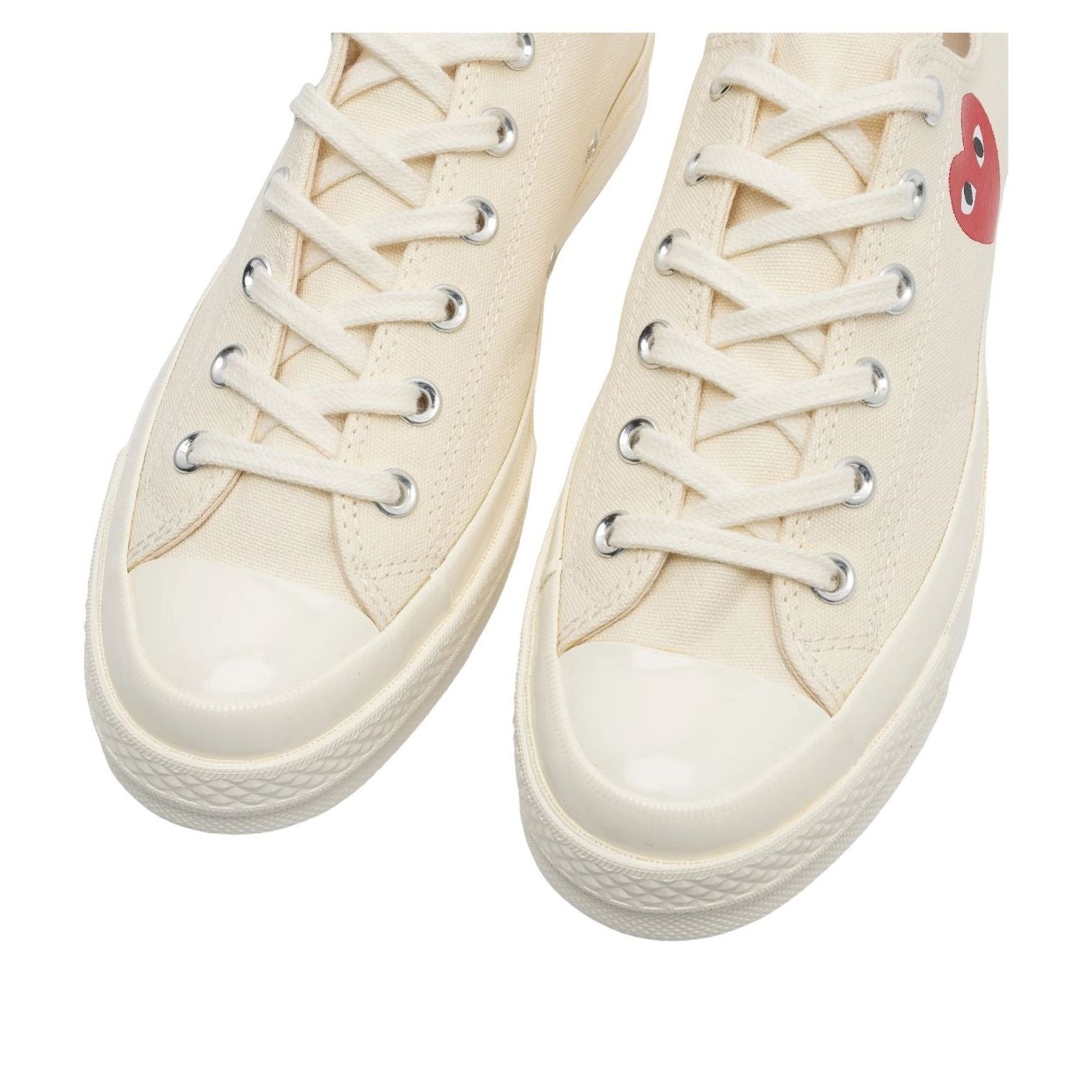 Converse Chuck Taylor All Star 70 Ox Comme des Garcons PLAY Single Heart Milk 8 Converse Chuck Taylor All Star 70 Ox Comme des Garcons PLAY Single Heart Milk