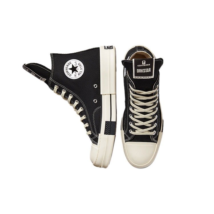 Converse DRKSTAR Hi Rick Owens DRKSHDW Black Egret 6 Converse DRKSTAR Hi Rick Owens DRKSHDW Black Egret