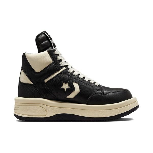 Converse TURBOWPN Mid Rick Owens DRKSHDW Black Cloud Cream