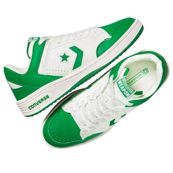 Converse Weapon Ox Green Vintage White