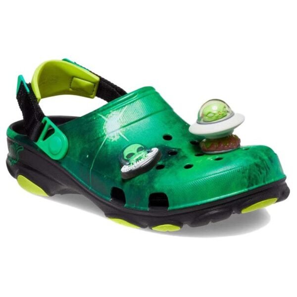 Crocs All-Terrain Clog Ron English Area 54 Green Galaxy