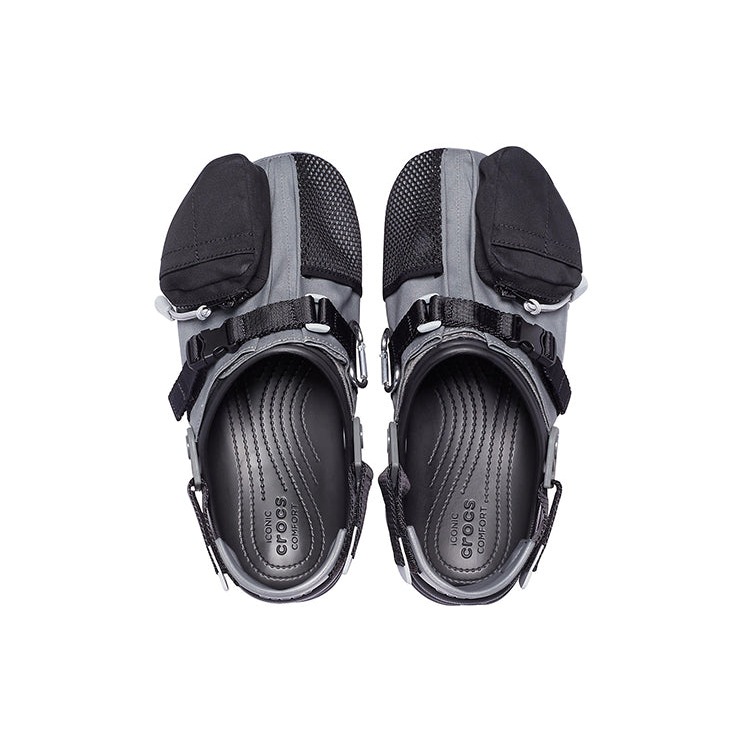 Crocs Bespoke Classic All-Terrain Beams Outdoor Grey Black 7 Crocs Bespoke Classic All-Terrain Beams Outdoor Grey Black