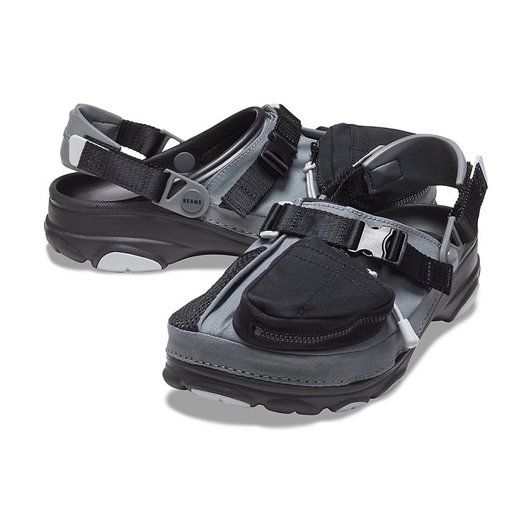 Crocs Bespoke Classic All-Terrain Beams Outdoor Grey Black 8 Crocs Bespoke Classic All-Terrain Beams Outdoor Grey Black
