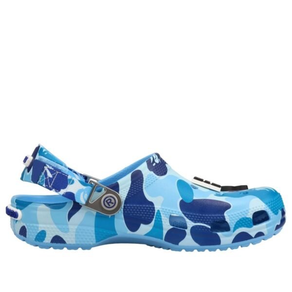 Crocs Classic Clog A Bathing Ape ABC Camo Blue