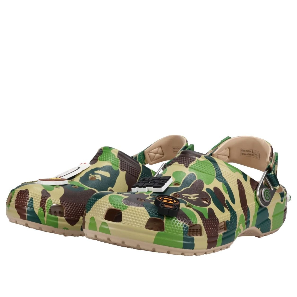 Crocs Classic Clog A Bathing Ape ABC Camo Green 5 Crocs Classic Clog A Bathing Ape ABC Camo Green