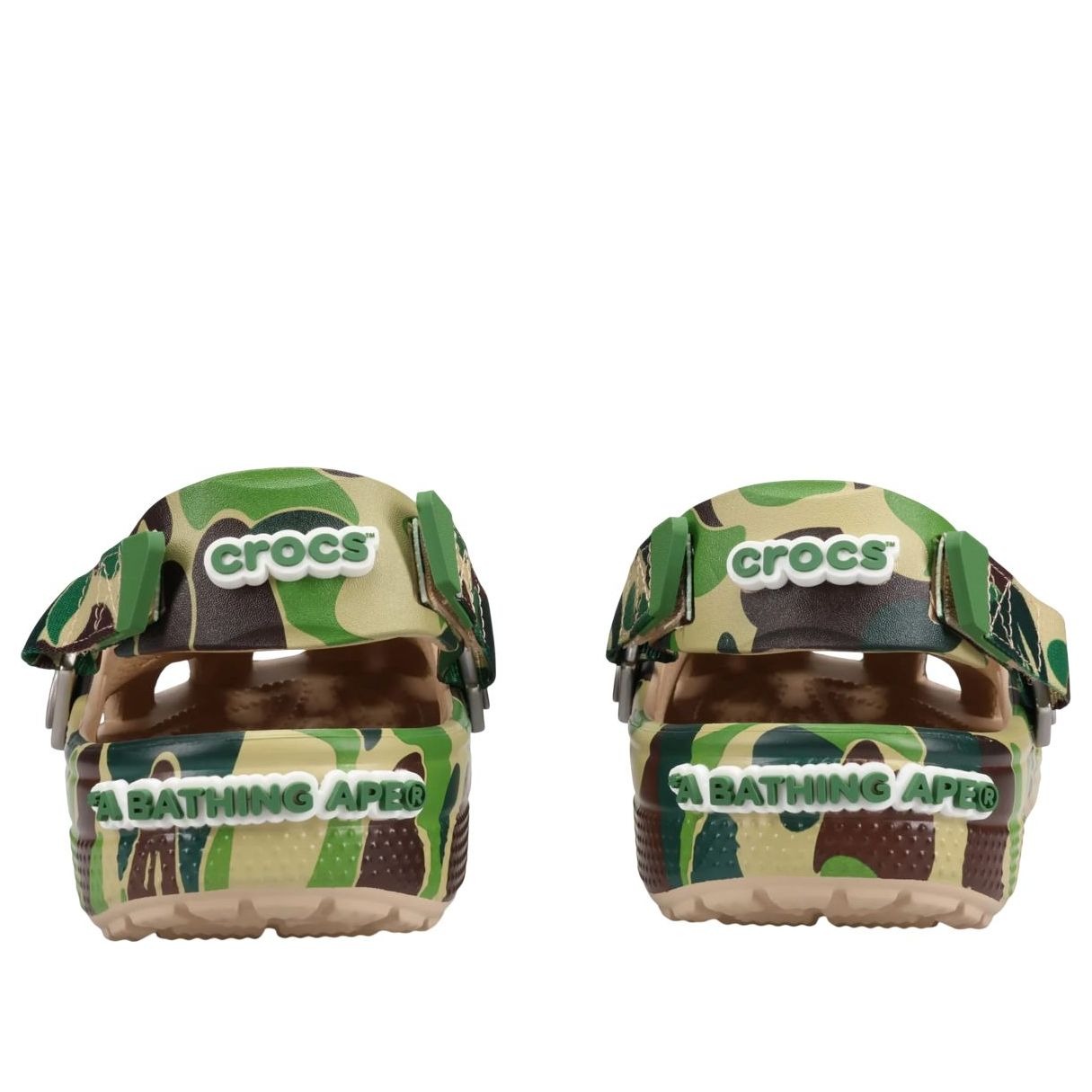 Crocs Classic Clog A Bathing Ape ABC Camo Green 7 Crocs Classic Clog A Bathing Ape ABC Camo Green