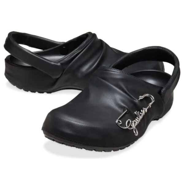 Crocs Classic Clog Jean Paul Gaultier Draped Black