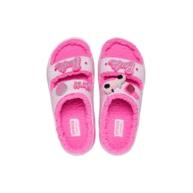 Crocs Classic Cozzzy Sandal Barbie Electric Pink 5 Crocs Classic Cozzzy Sandal Barbie Electric Pink