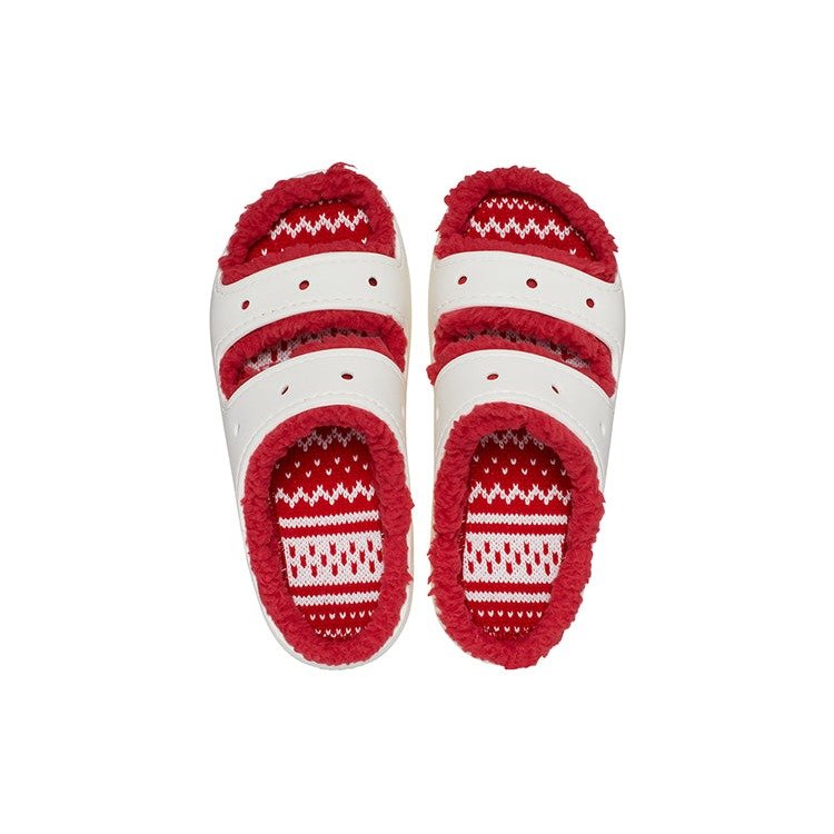 Crocs Classic Cozzzy Sandal Holiday Sweater 7 Crocs Classic Cozzzy Sandal Holiday Sweater