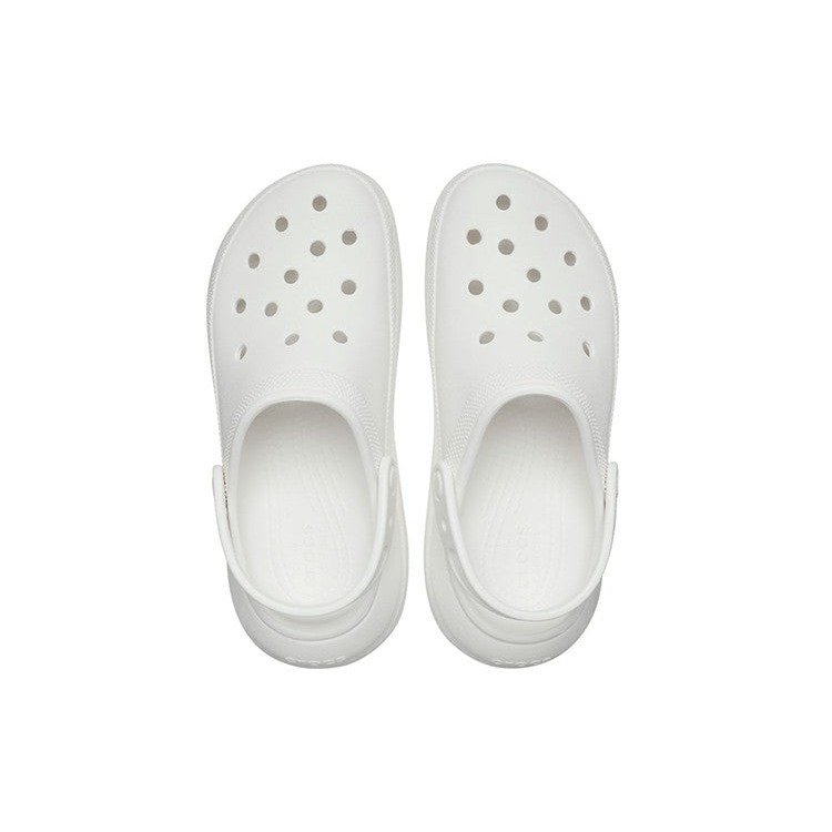 Crocs Classic Crush Clog White 7 Crocs Classic Crush Clog White