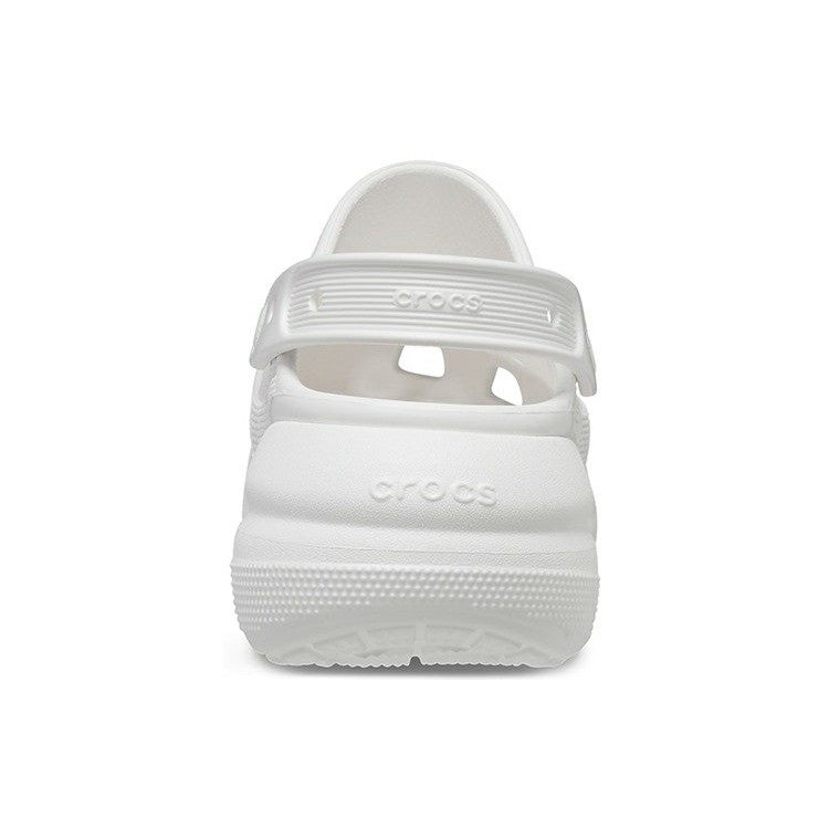 Crocs Classic Crush Clog White 9 Crocs Classic Crush Clog White