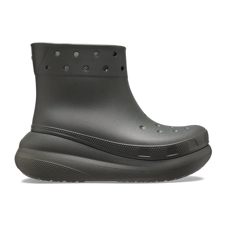 Crocs Classic Crush Rain Boot Dusty Olive 5 Crocs Classic Crush Rain Boot Dusty Olive