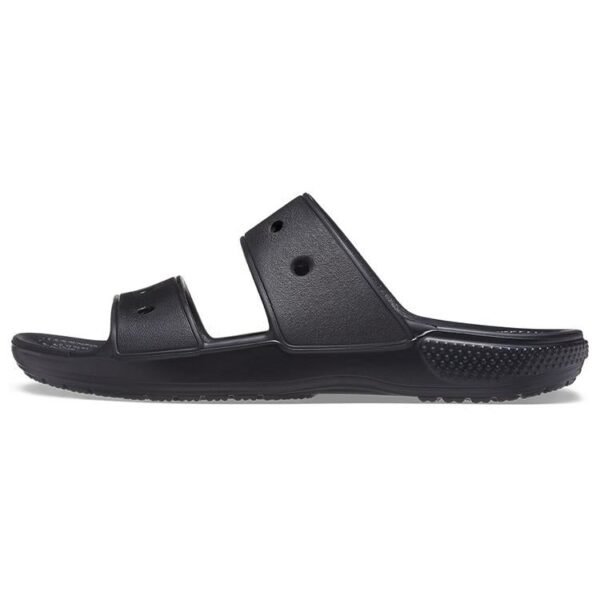Crocs Classic Double Band Slide Sandals Black