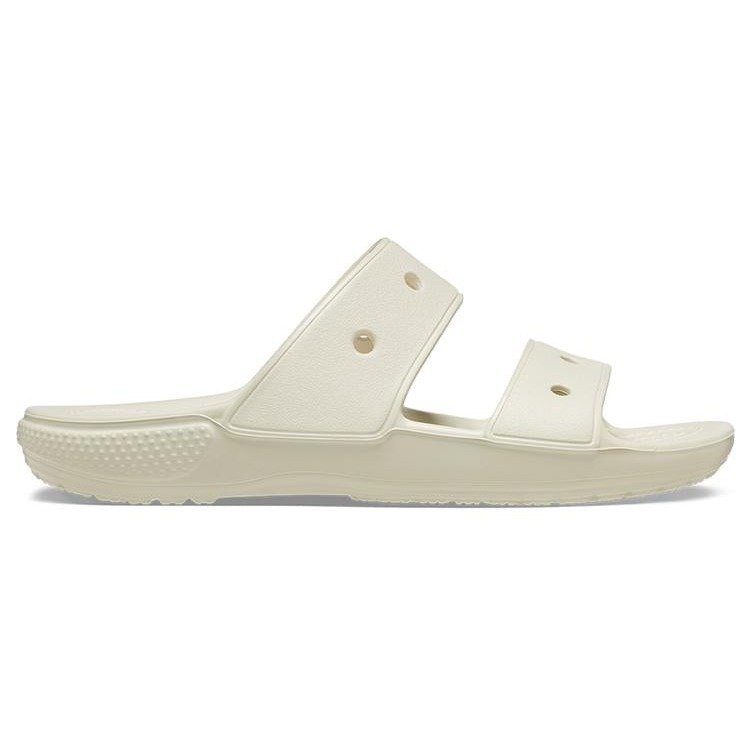 Crocs Classic Double Band Slide Sandals Bone 5 Crocs Classic Double Band Slide Sandals Bone