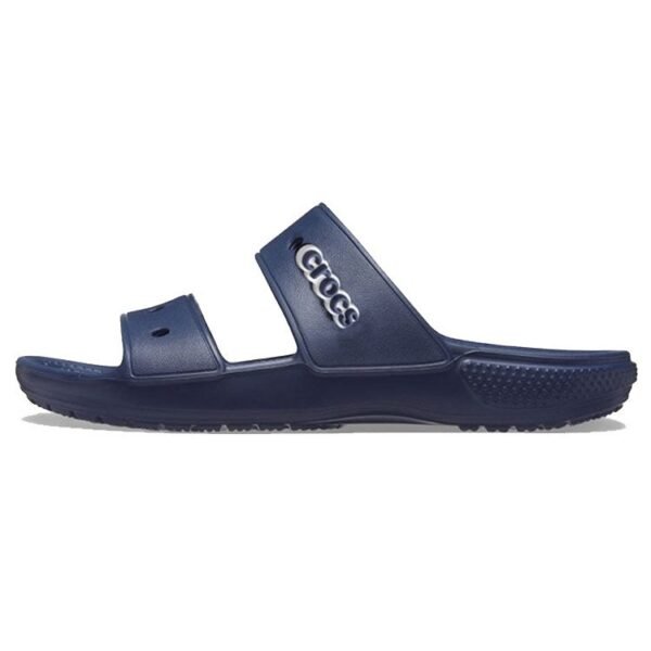 Crocs Classic Double Band Slide Sandals Navy