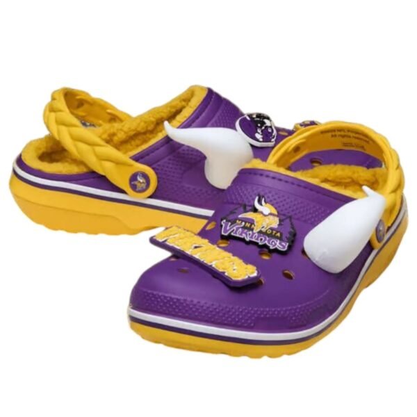 Crocs Classic Lined Clog NFL Minnesota Vikings