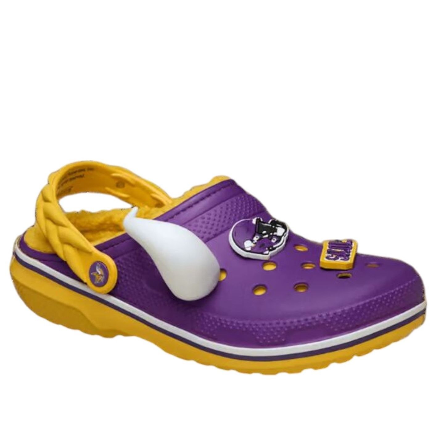 Crocs Classic Lined Clog NFL Minnesota Vikings 6 Crocs Classic Lined Clog NFL Minnesota Vikings