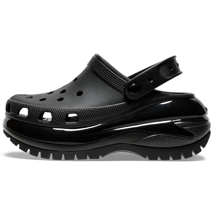 Crocs Classic Mega Crush Clog Black 4 Crocs Classic Mega Crush Clog Black
