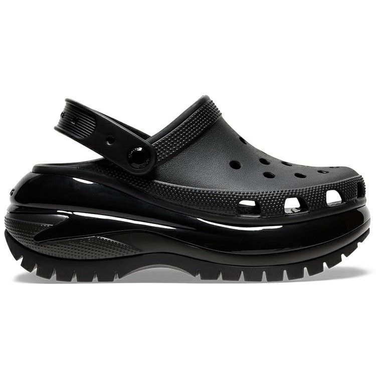 Crocs Classic Mega Crush Clog Black 5 Crocs Classic Mega Crush Clog Black