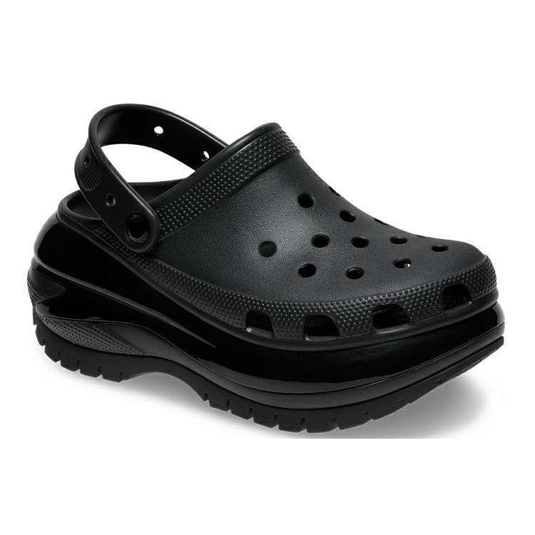 Crocs Classic Mega Crush Clog Black 6 Crocs Classic Mega Crush Clog Black
