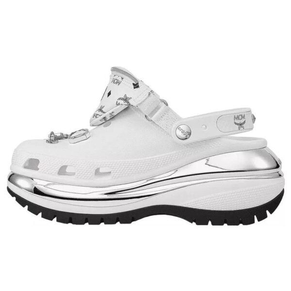 Crocs Classic Mega Crush Clog MCM Belt Bag White