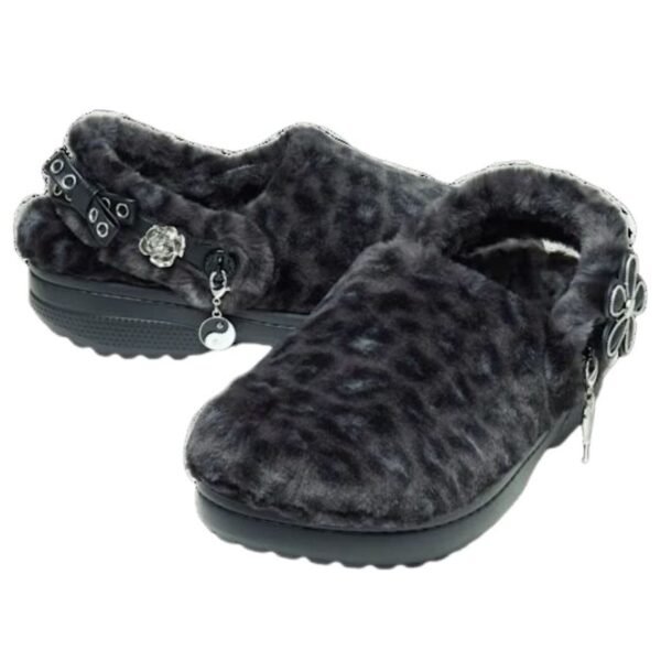 Crocs Classic Unfurgettable Clog Black Leopard