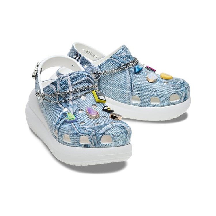 Crocs Mega Crush Clog SZA Denim 6 Crocs Mega Crush Clog SZA Denim