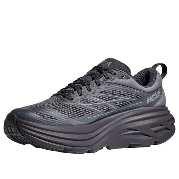 Hoka One One Bondi 8 Caged Charcoal Grey Grey Skies