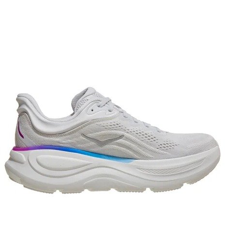 Hoka One One Bondi 9 Cosmic Grey White Mesh (Womens)