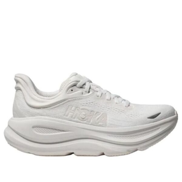 Hoka One One Bondi 9 Triple White (Womens)