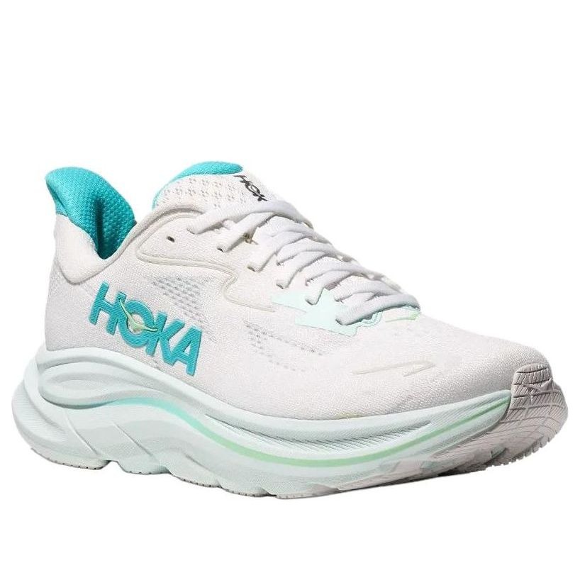 Hoka One One Clifton 10 White Cielo Blue (Womens) 5 Hoka One One Clifton 10 White Cielo Blue (Womens)