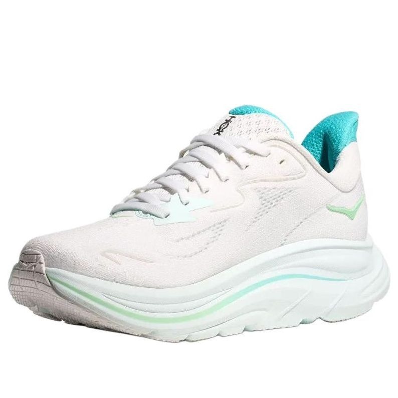 Hoka One One Clifton 10 White Cielo Blue (Womens) 6 Hoka One One Clifton 10 White Cielo Blue (Womens)