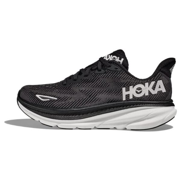 Hoka One One Clifton 9 Black White