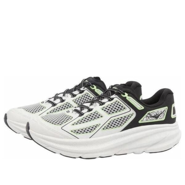 Hoka One One Clifton One9 Black White Green