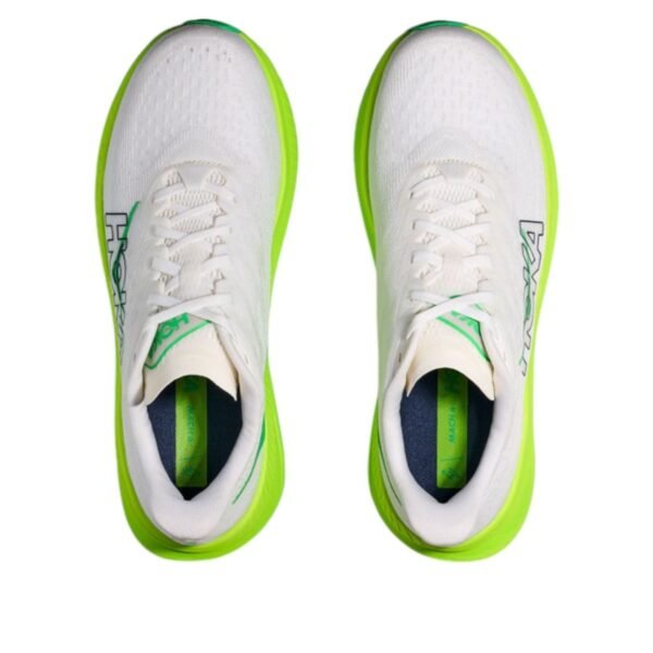 Hoka One One Mach 6 White Neon Lime