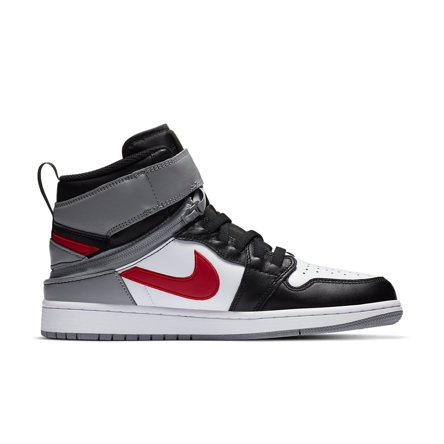 Jordan 1 High FlyEase Black Particle Grey Gym Red 4 Jordan 1 High FlyEase Black Particle Grey Gym Red