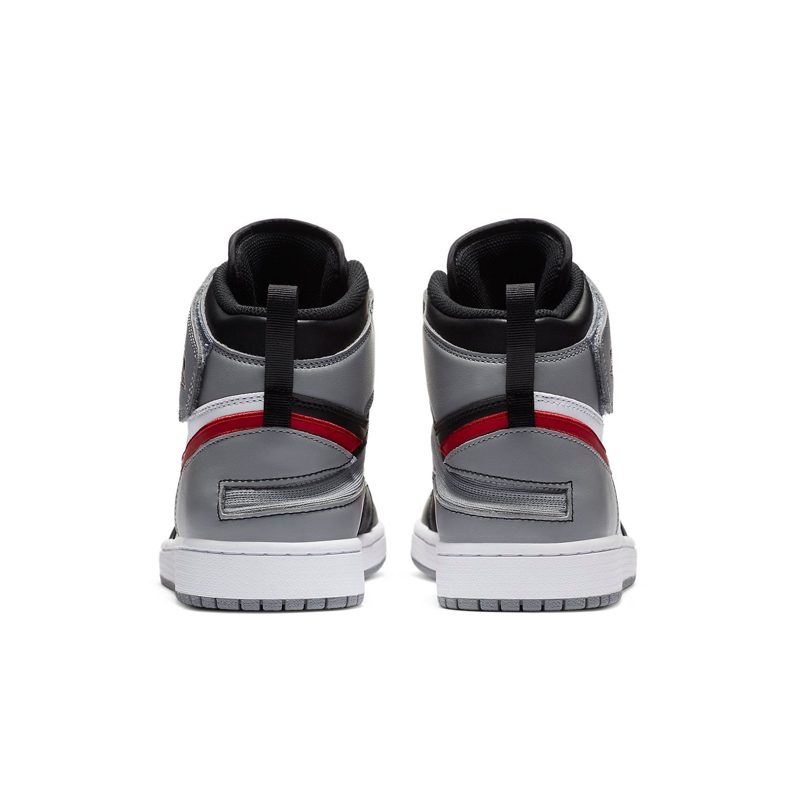 Jordan 1 High FlyEase Black Particle Grey Gym Red 7 Jordan 1 High FlyEase Black Particle Grey Gym Red