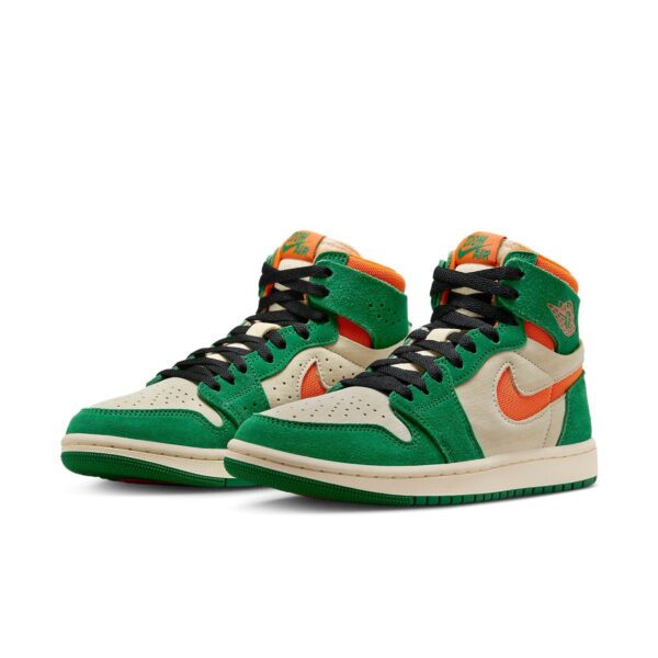 Jordan 1 High Zoom Air CMFT 2 Pine Green Orange Blaze (Women’s)