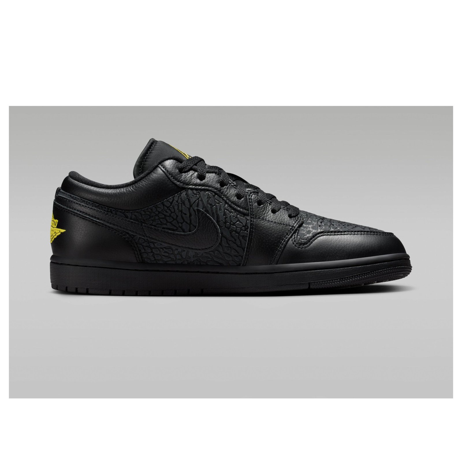 Jordan 1 Low Black Elephant Print 8 Jordan 1 Low Black Elephant Print