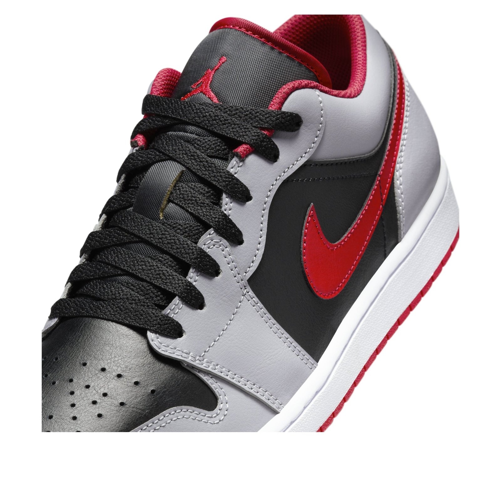 Jordan 1 Low Black Light Smoke Grey Gym Red 7 Jordan 1 Low Black Light Smoke Grey Gym Red