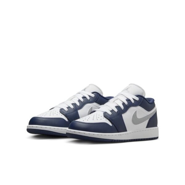 Jordan 1 Low Midnight Navy Wolf Grey (GS)