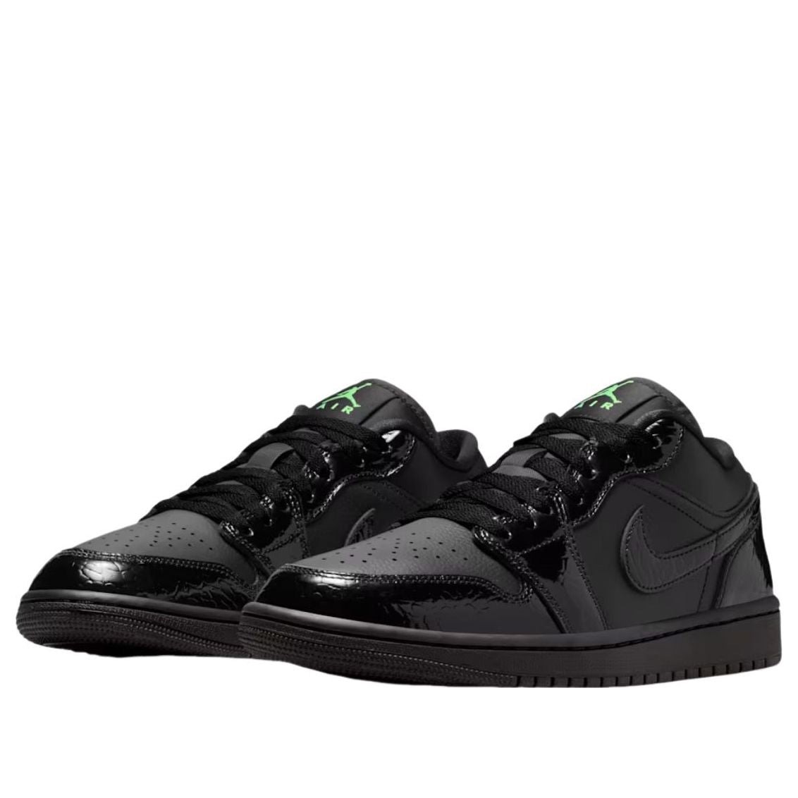 Jordan 1 Low SE Black Croc Scream Green (Womens) 4 Jordan 1 Low SE Black Croc Scream Green (Womens)