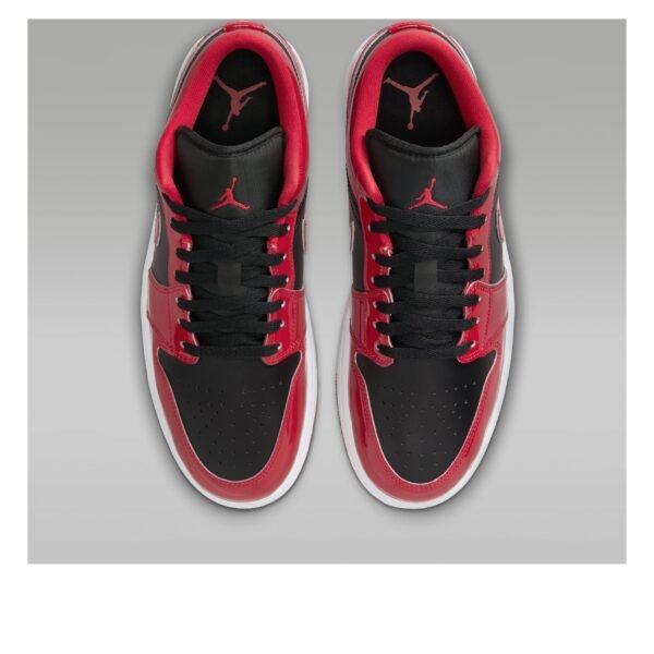 Jordan 1 Low SE Patent Varsity Red Black