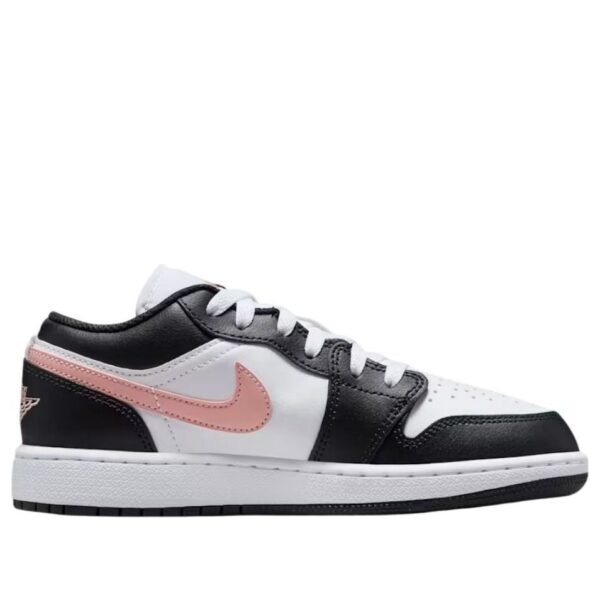 Jordan 1 Low White Black Rust Pink (GS)