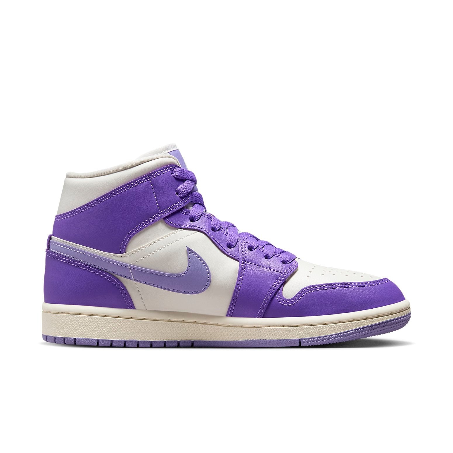Jordan 1 Mid Action Grape (Women's) 4 Jordan 1 Mid Action Grape (Women's)