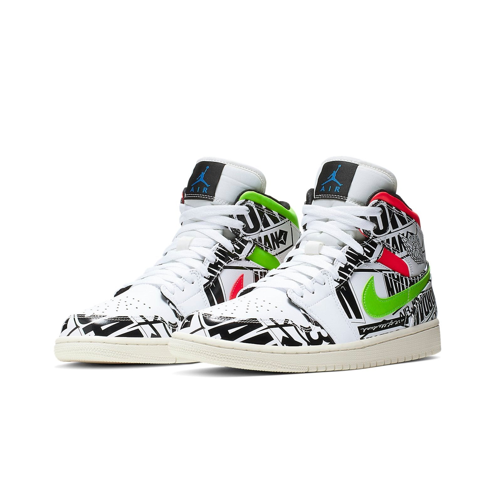 Jordan 1 Mid All Over Logos 5 Jordan 1 Mid All Over Logos