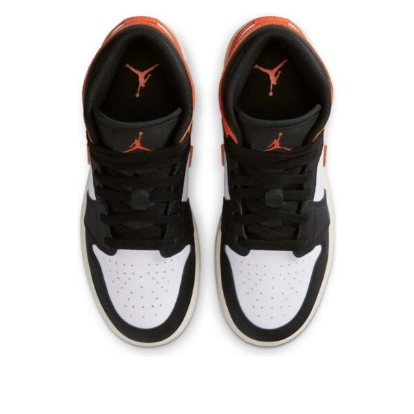 Jordan 1 Mid Black Toe Starfish (GS)