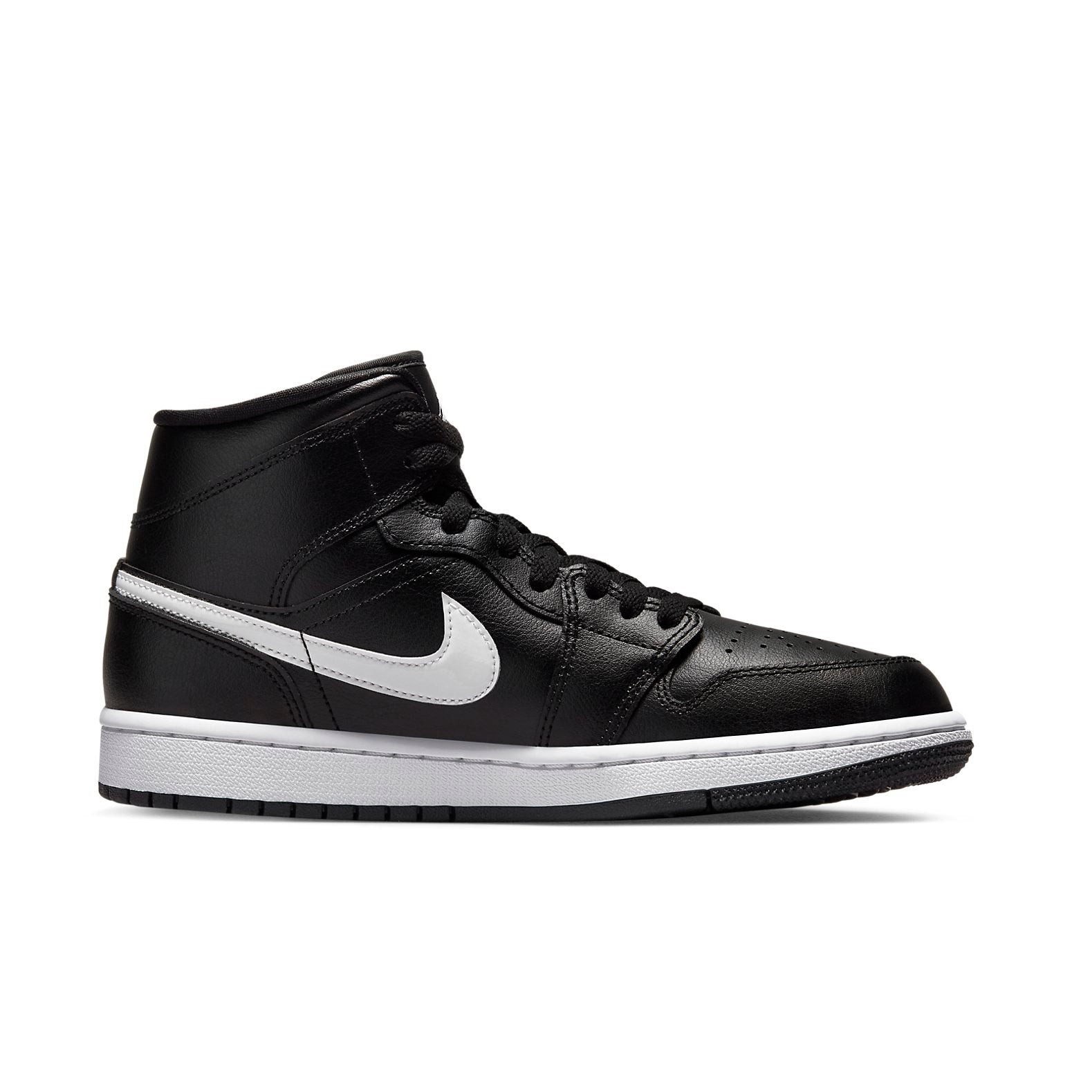 Jordan 1 Mid Black White (Women's) 4 Jordan 1 Mid Black White (Women's)