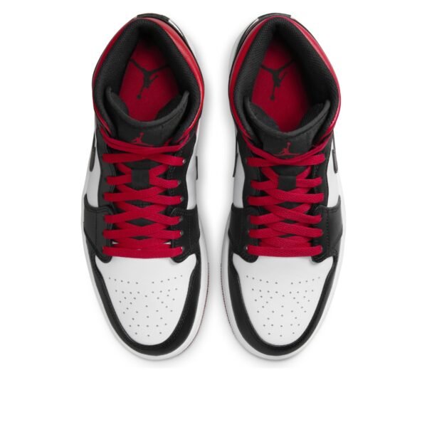 Jordan 1 Mid Gym Red Black Toe